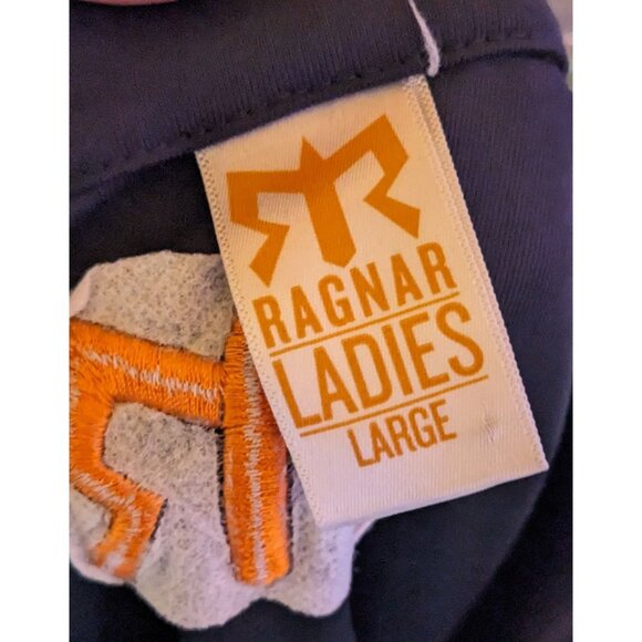 Sporty Ragnar Ladies Black And Orange Full Zip Athletic Jacket - Picture 5 of 5